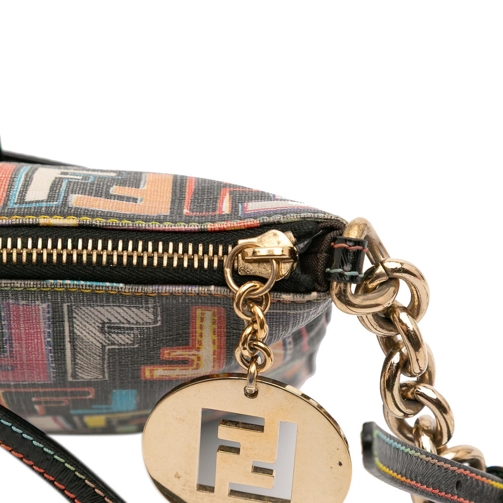 Fendi Multicolor Zucca Spalmati Forever Crossbody