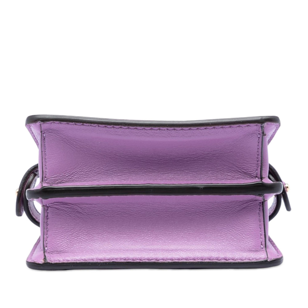 Fendi Nano Calfskin Peekaboo ISeeU Maxi Handle Satchel