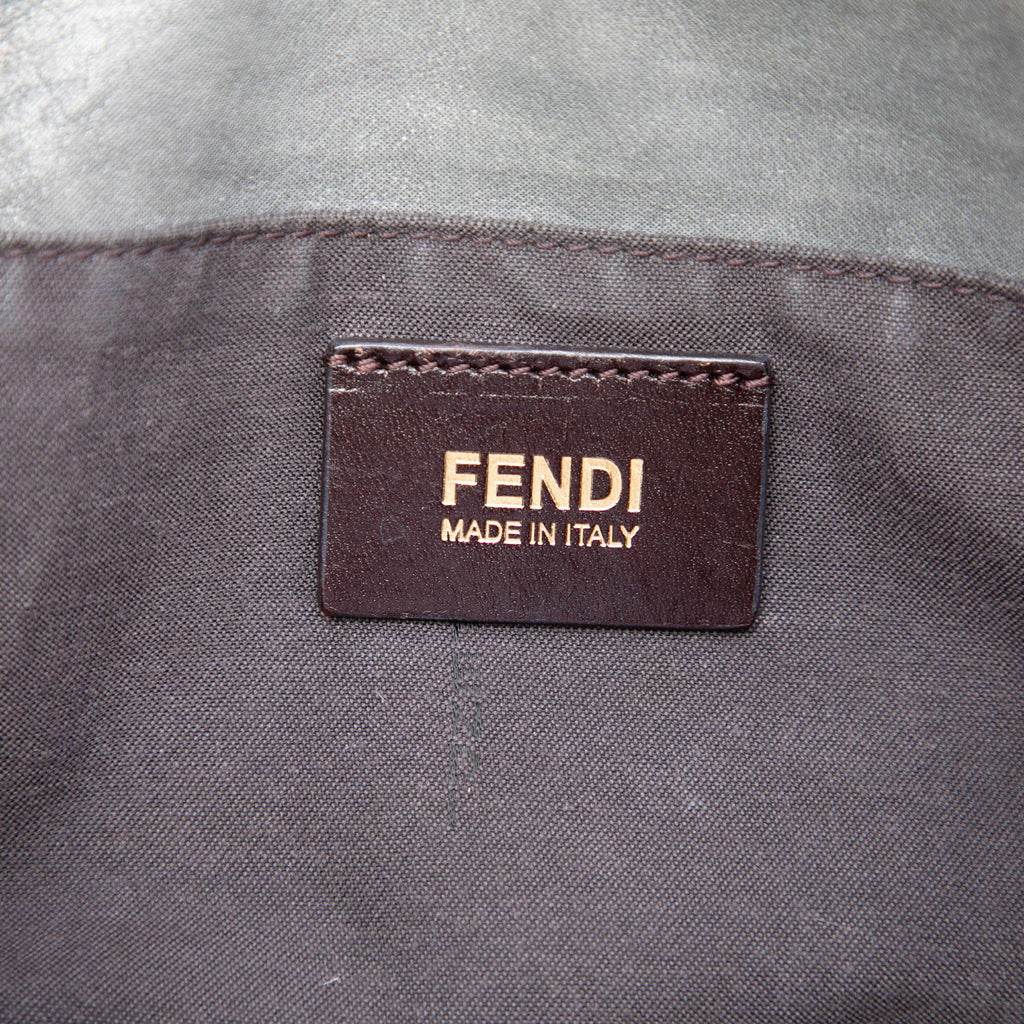 Fendi Nubuck FF Chains Tote