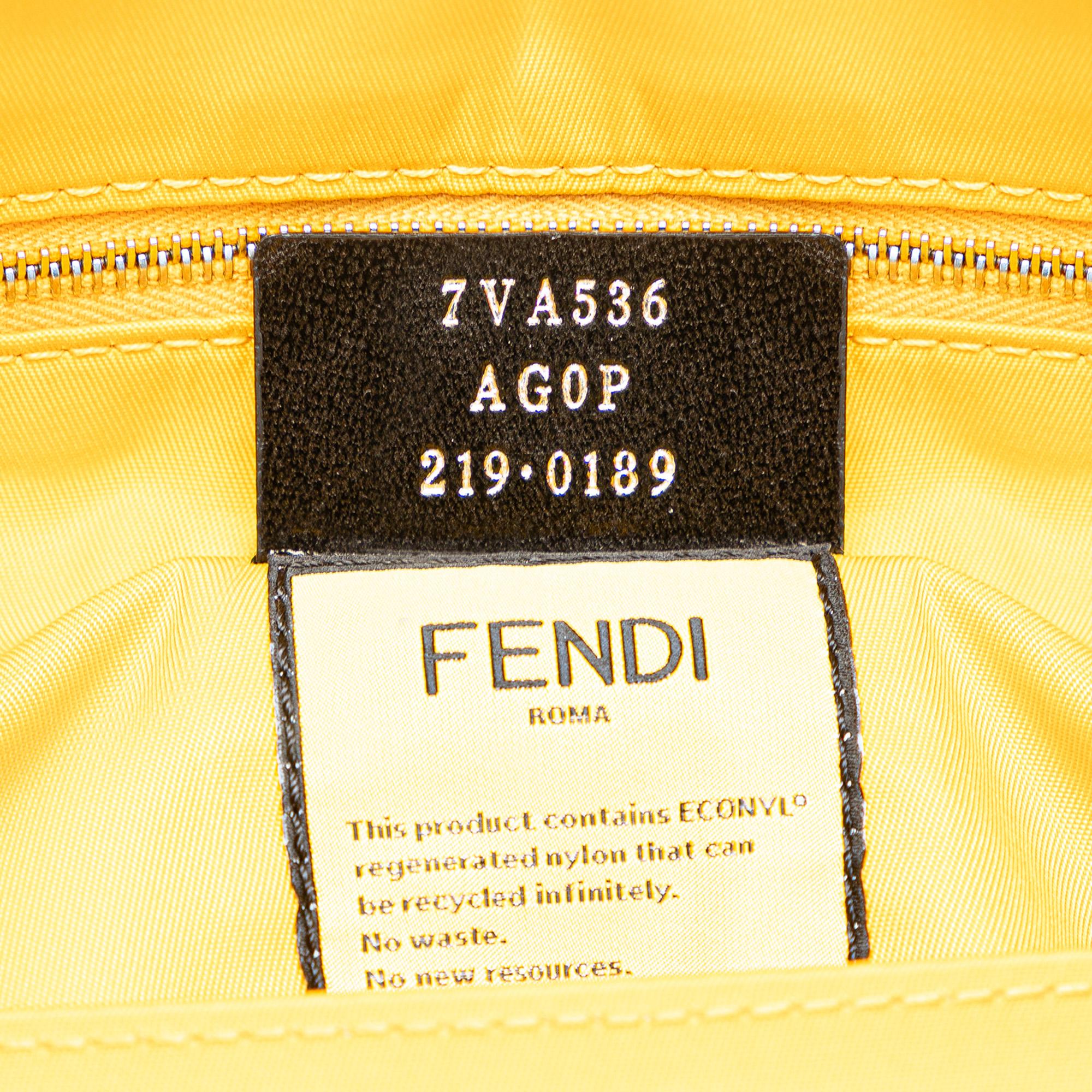 Fendi Nylon Baguette Messenger Bag
