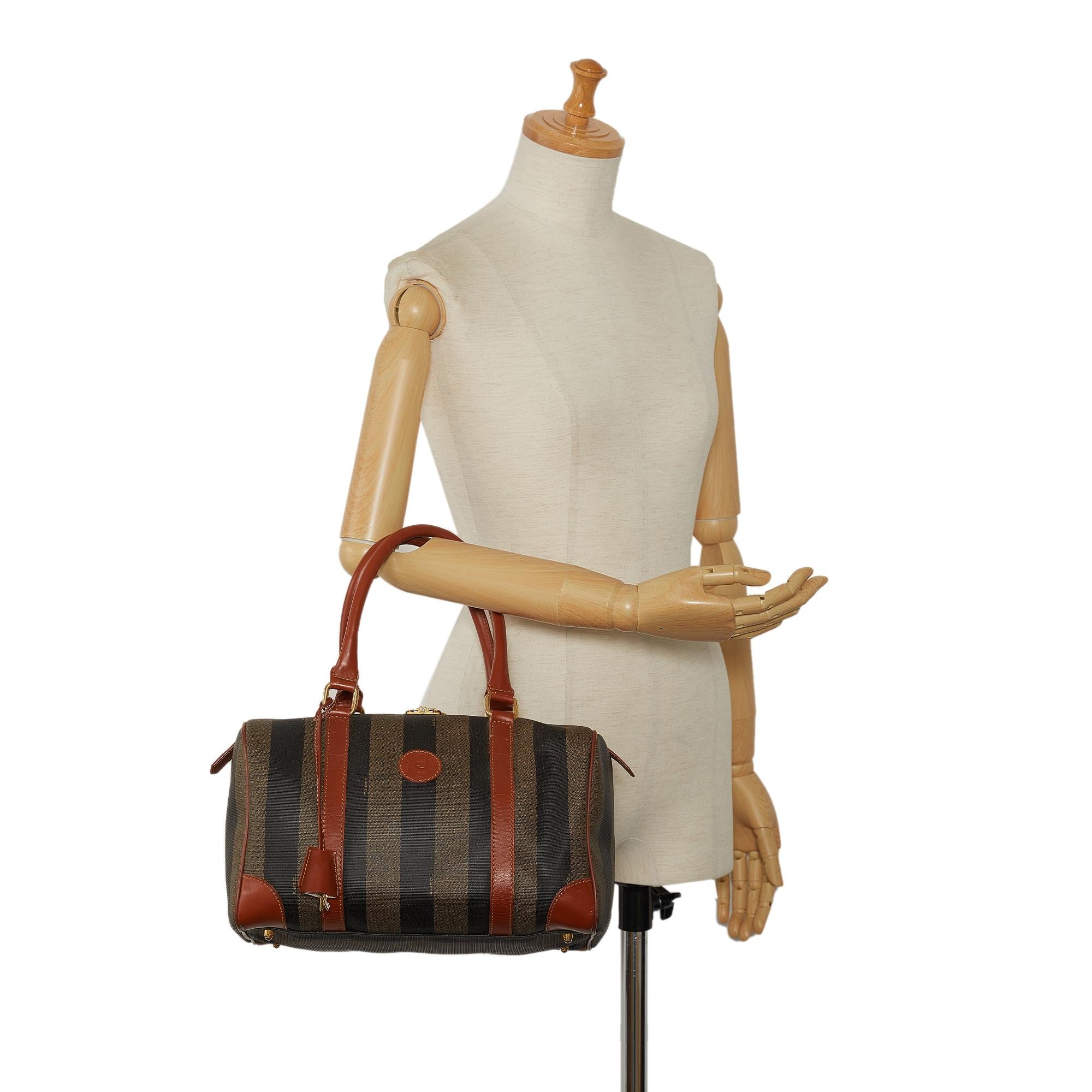 Fendi Pequin Boston (SHG-pOD5GY)