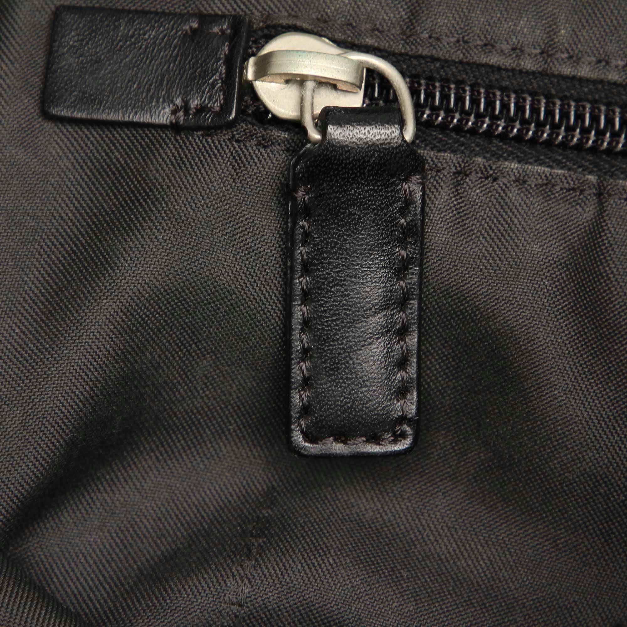 Fendi Pequin Canvas Shoulder Bag (SHG-11396)