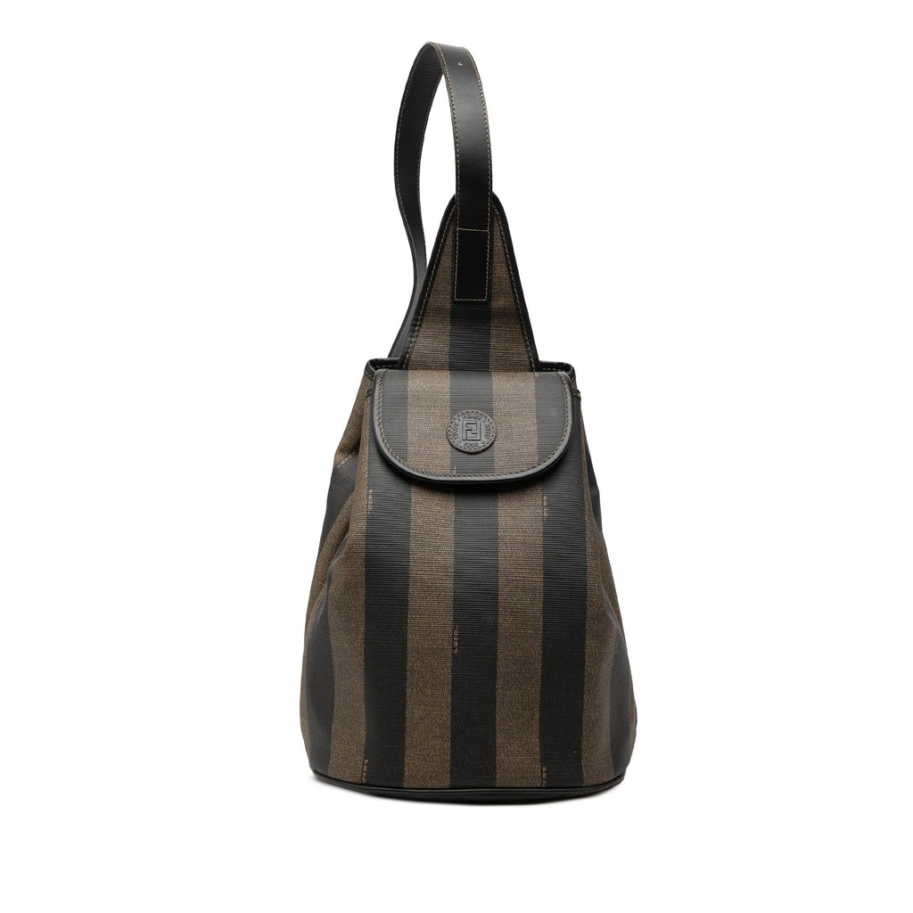 Fendi Pequin Coated Canvas Sling Bag