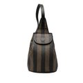 Fendi Pequin Coated Canvas Sling Bag