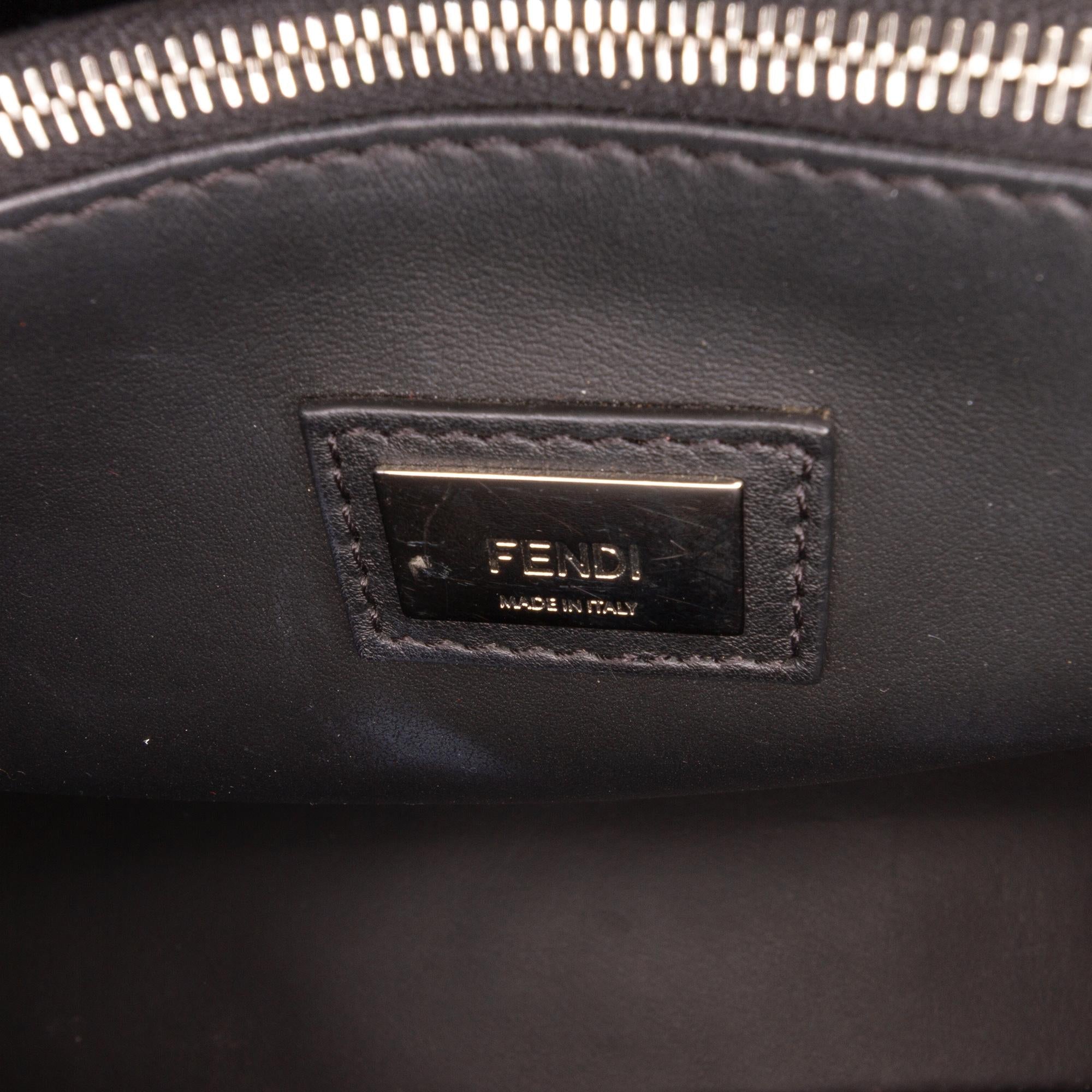 Fendi Petite Studded Leather 2Jours Satchel