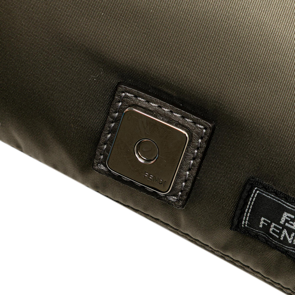 Fendi Porter Yoshida Nylon Baguette Satchel