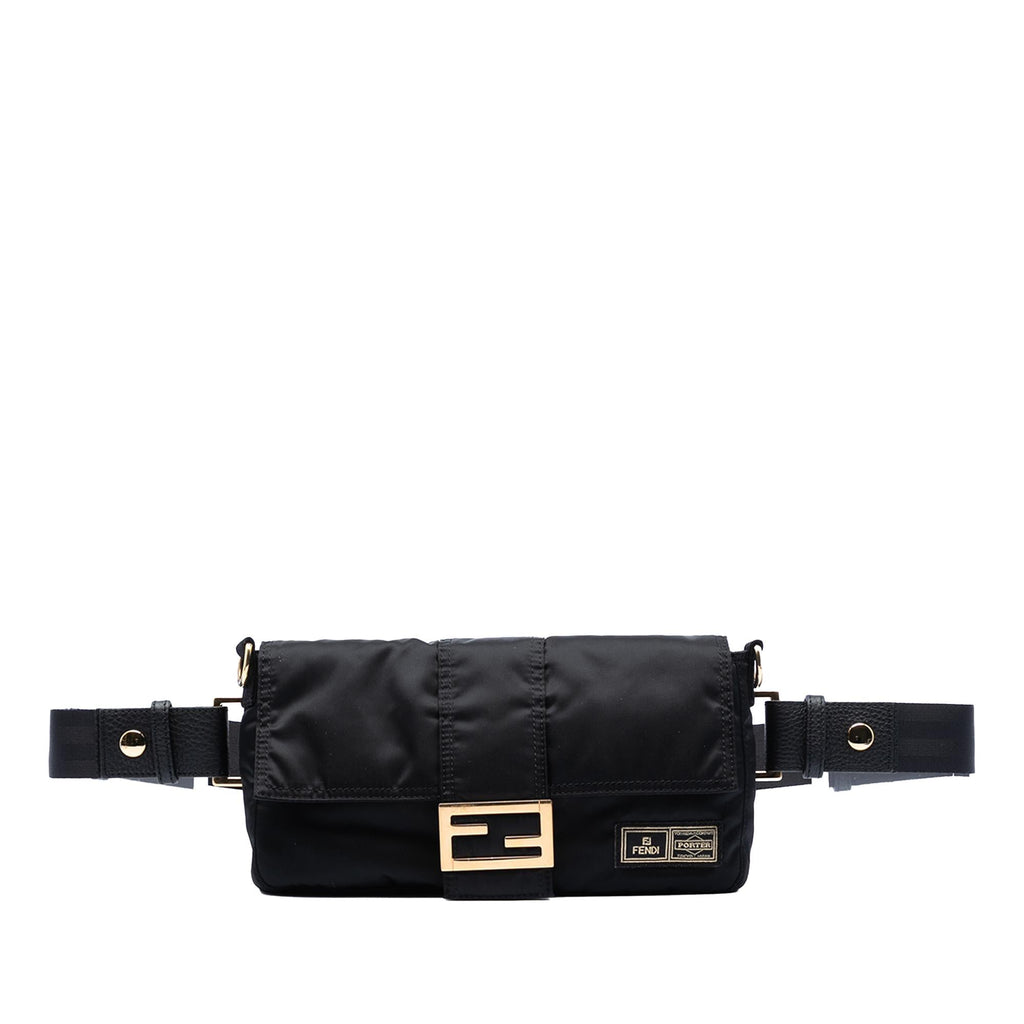 Fendi Porter Yoshida Nylon Convertible Baguette Satchel