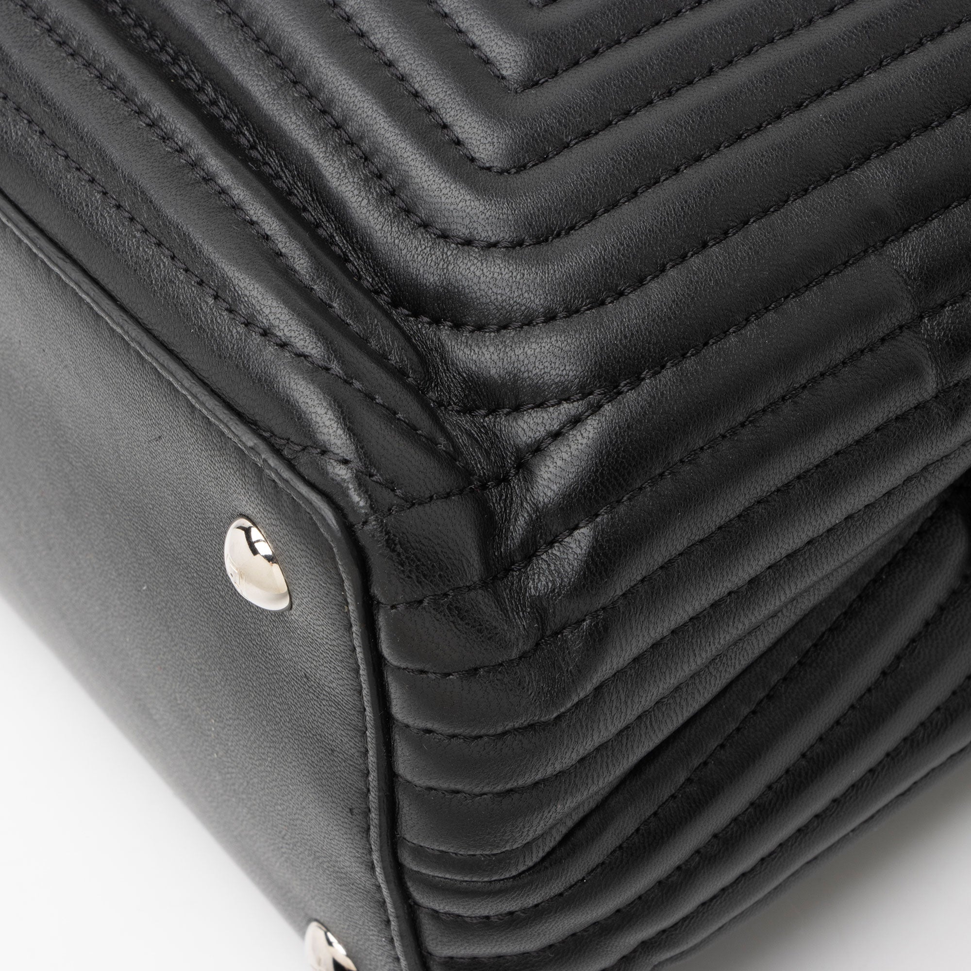 Fendi Quilted Leather Dotcom Small Shoulder Bag