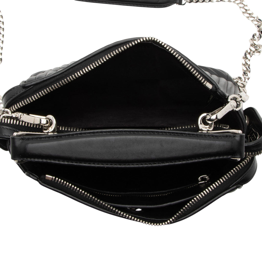 Fendi Quilted Leather Dotcom Small Shoulder Bag