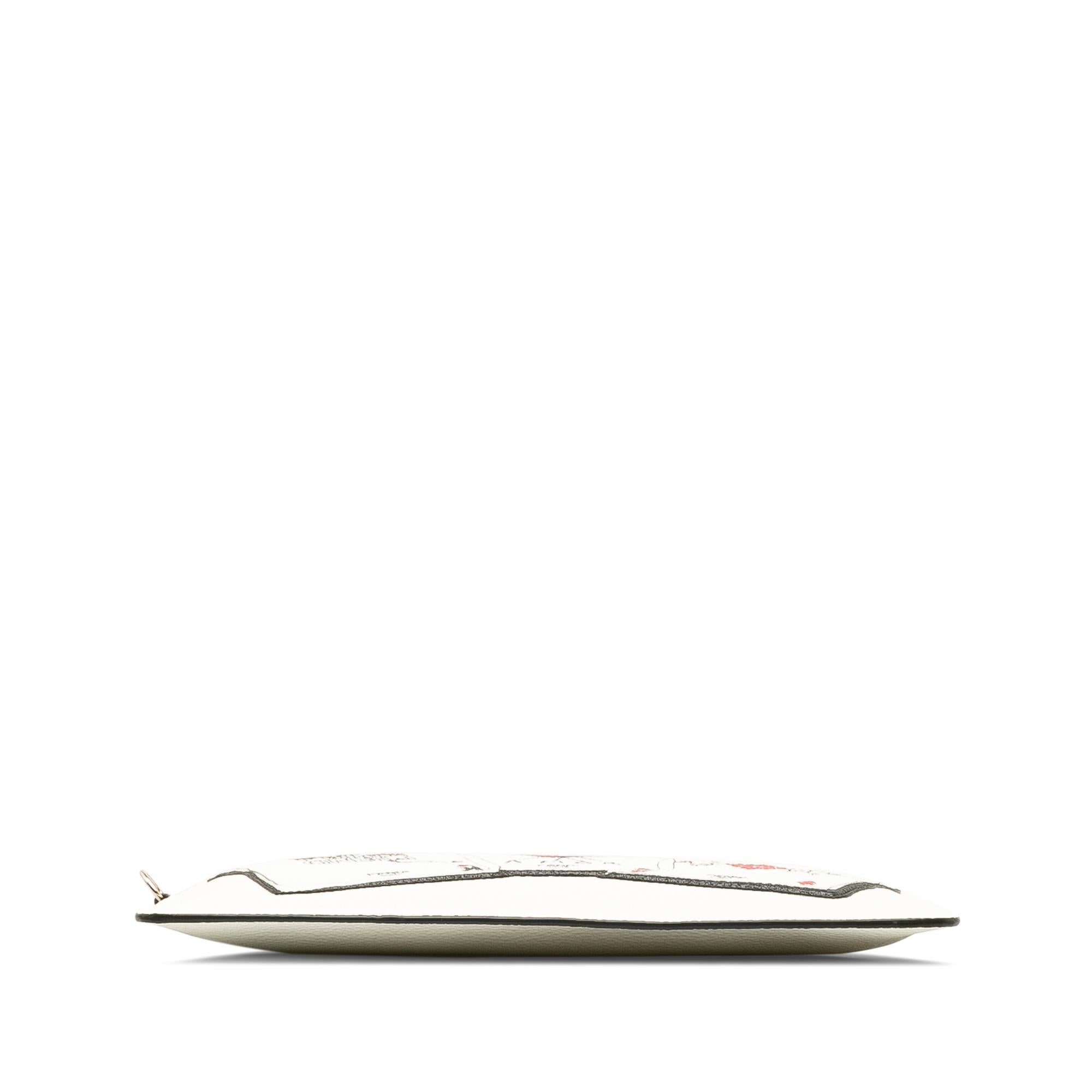 Fendi Roma Playing Cards Zip Clutch (SHG-34tr8x)