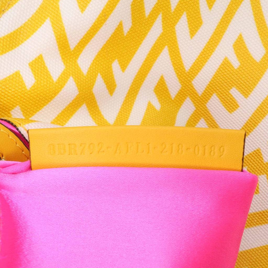 Fendi Sarah Coleman Zucca Coated Canvas 1997 Vertigo Baguette