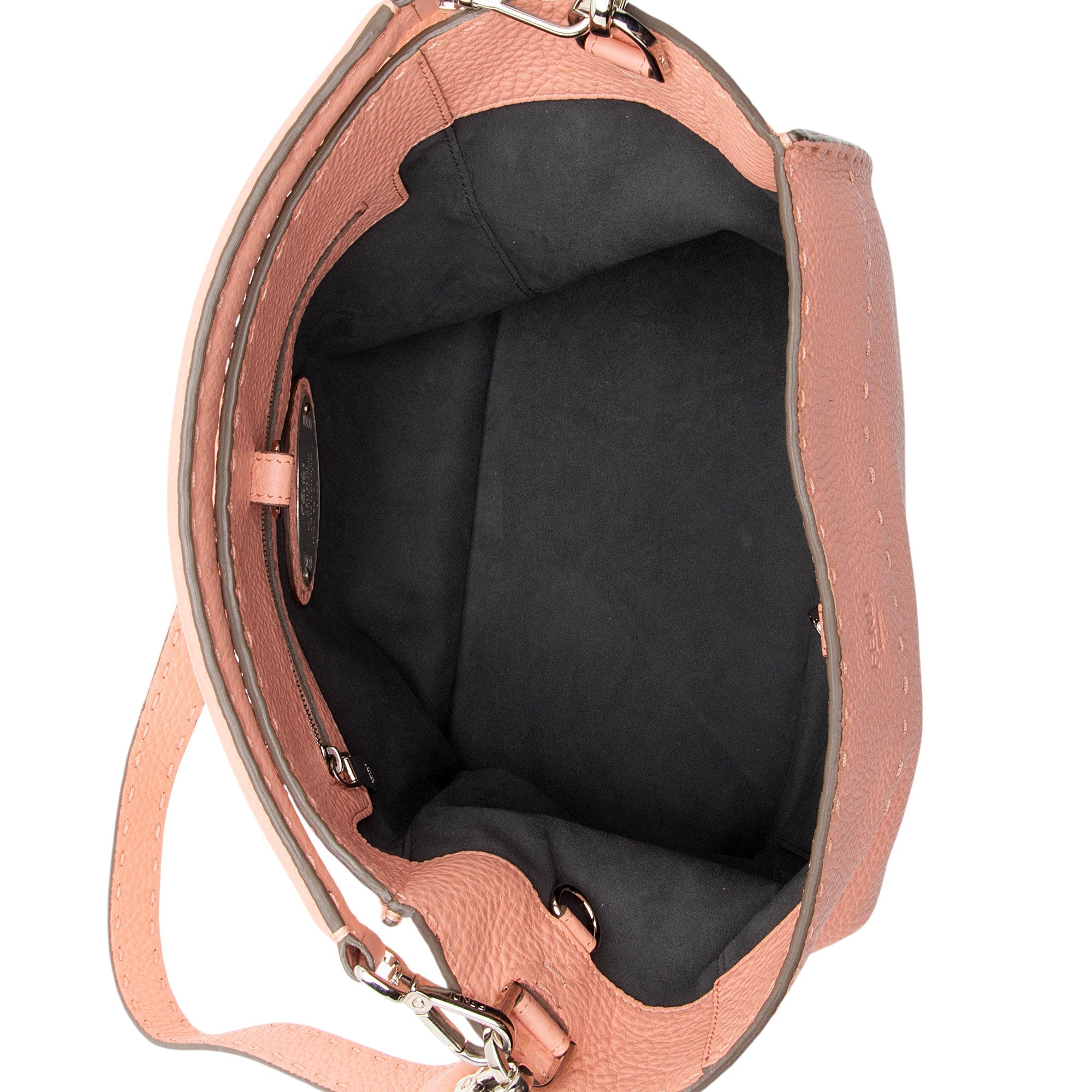 Fendi Selleria Leather Anna Small Bucket Bag