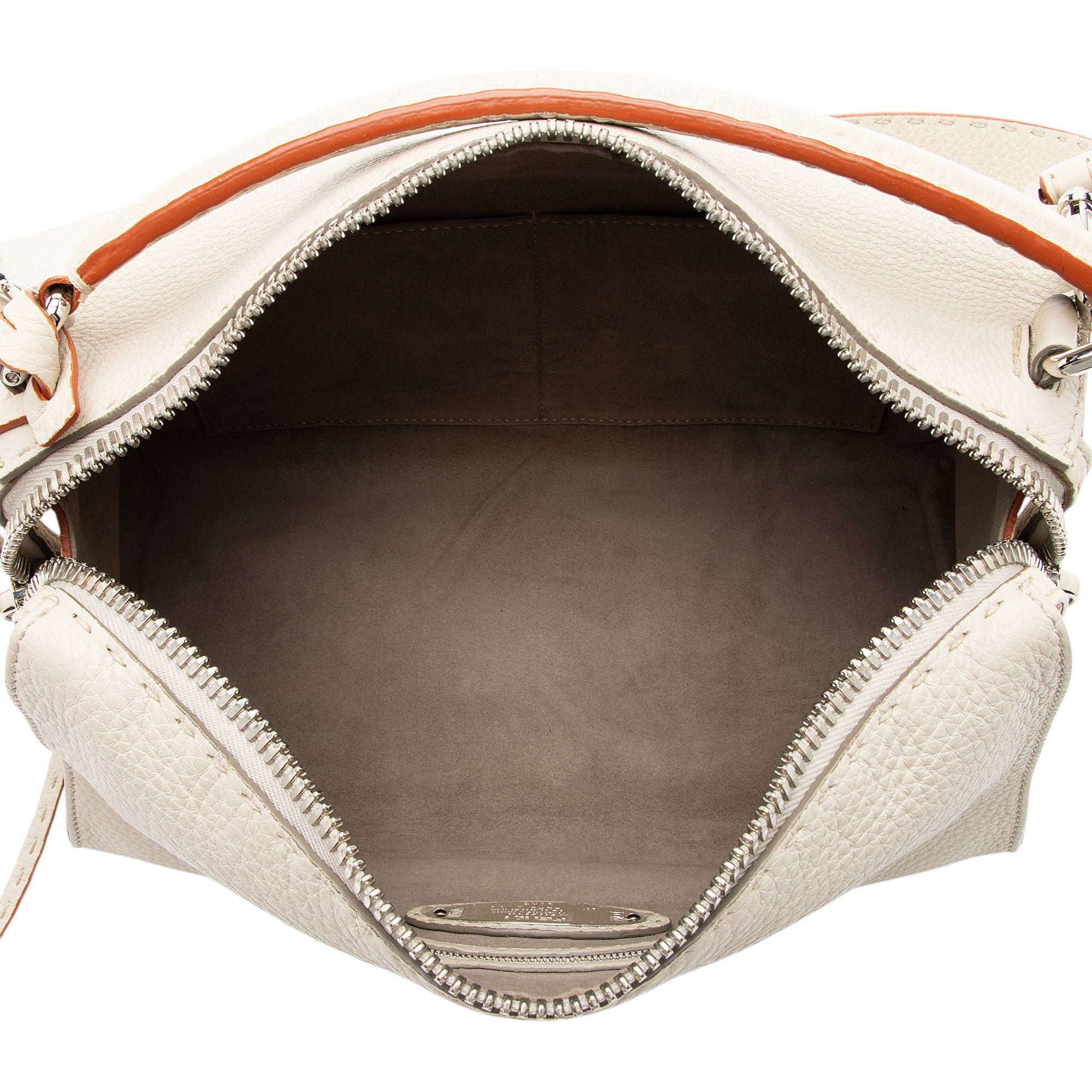 Fendi Selleria Leather Lei Boston Bag