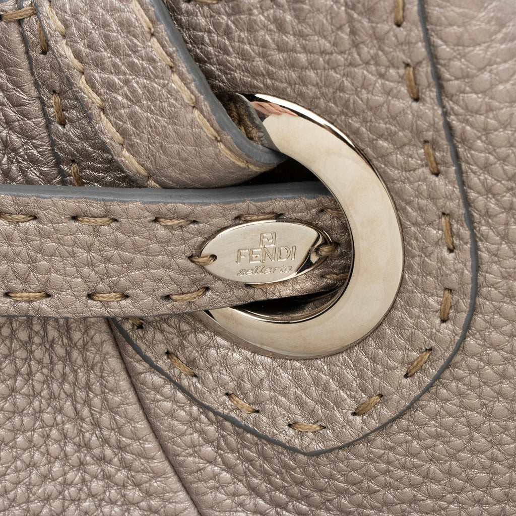 Fendi Selleria Leather Pomodorino Satchel