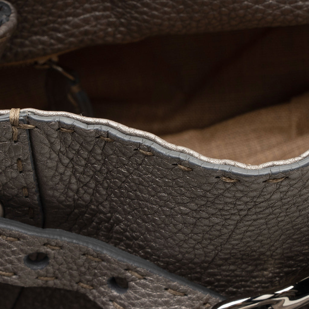 Fendi Selleria Leather Pomodorino Satchel