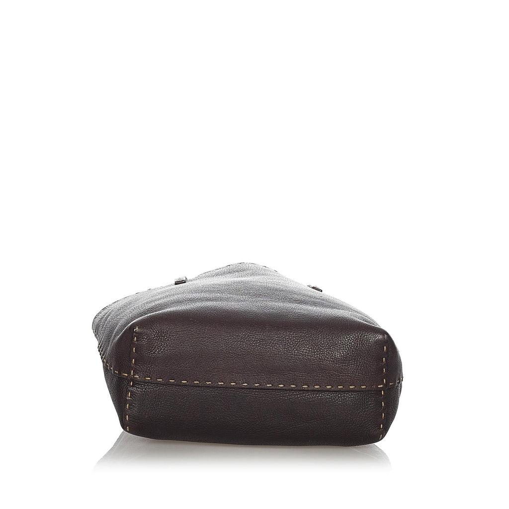Fendi Selleria Leather Tote Bag (SHG-23498)