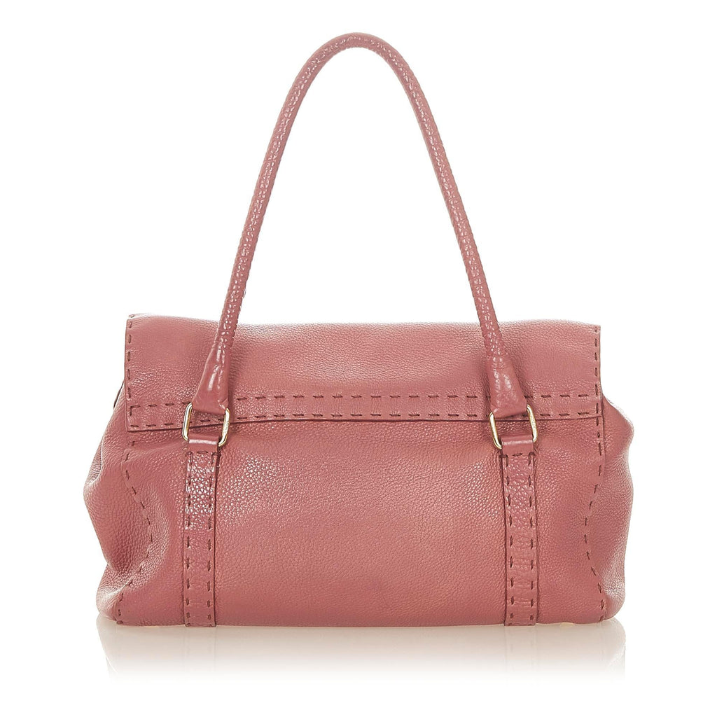 Fendi Selleria Linda Leather Handbag (SHG-31685)