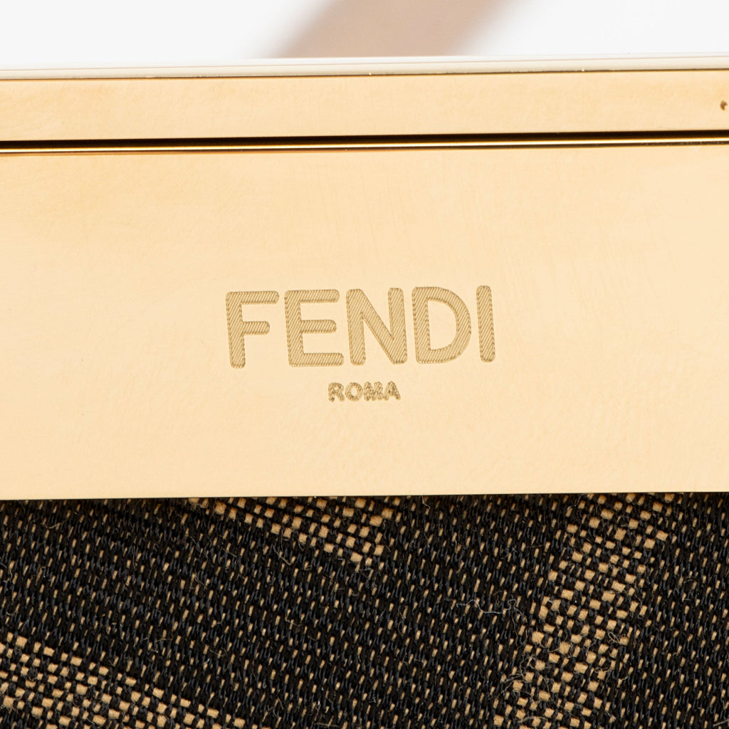 Fendi Shearling Fendi First Small Shoulder Bag