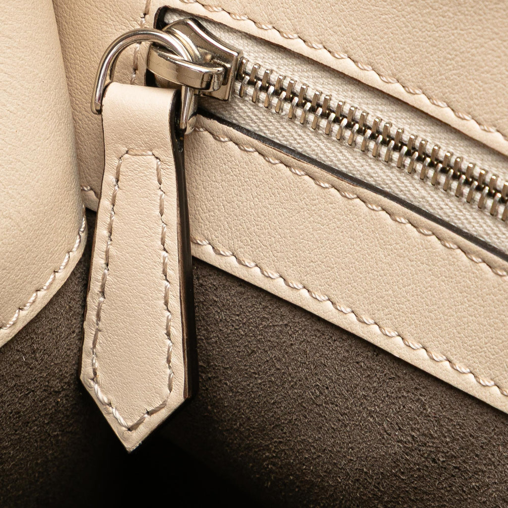 Fendi Small Bicolor Calfskin Whipstitch Runway Satchel