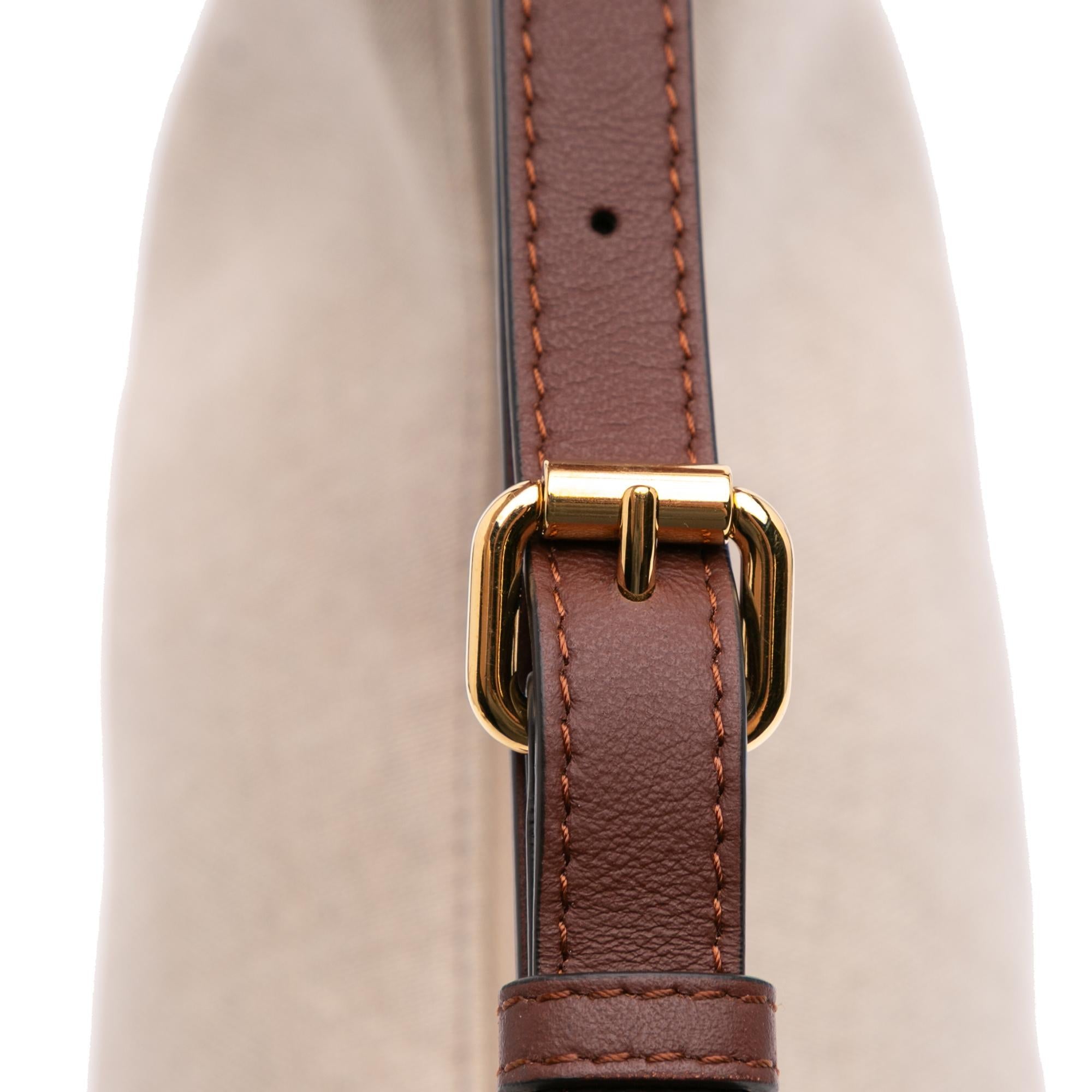 Fendi Small Canvas Fendigraphy Hobo