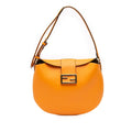 Fendi Small Leather Croissant Hobo Bag