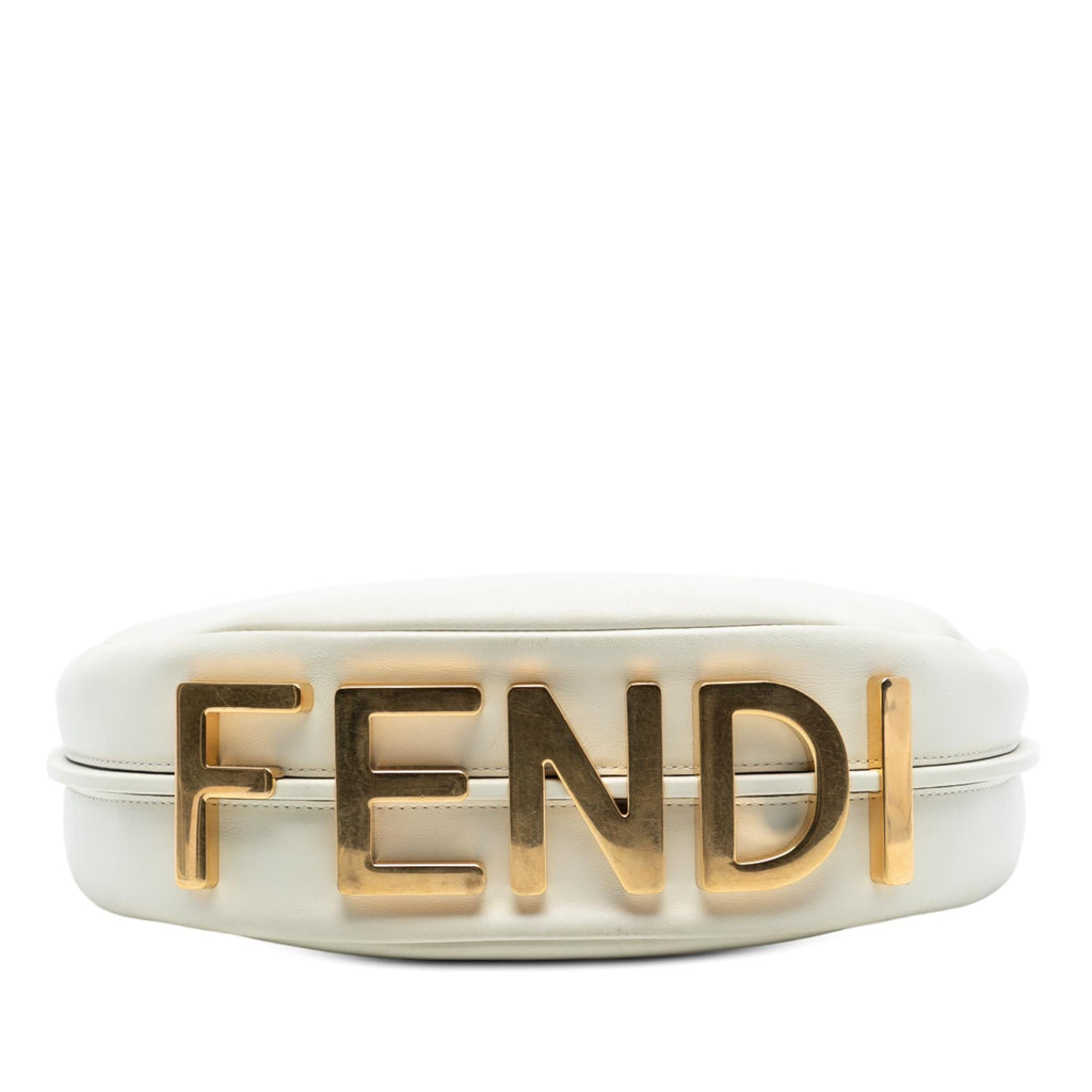 Fendi Small Leather Fendigraphy Hobo