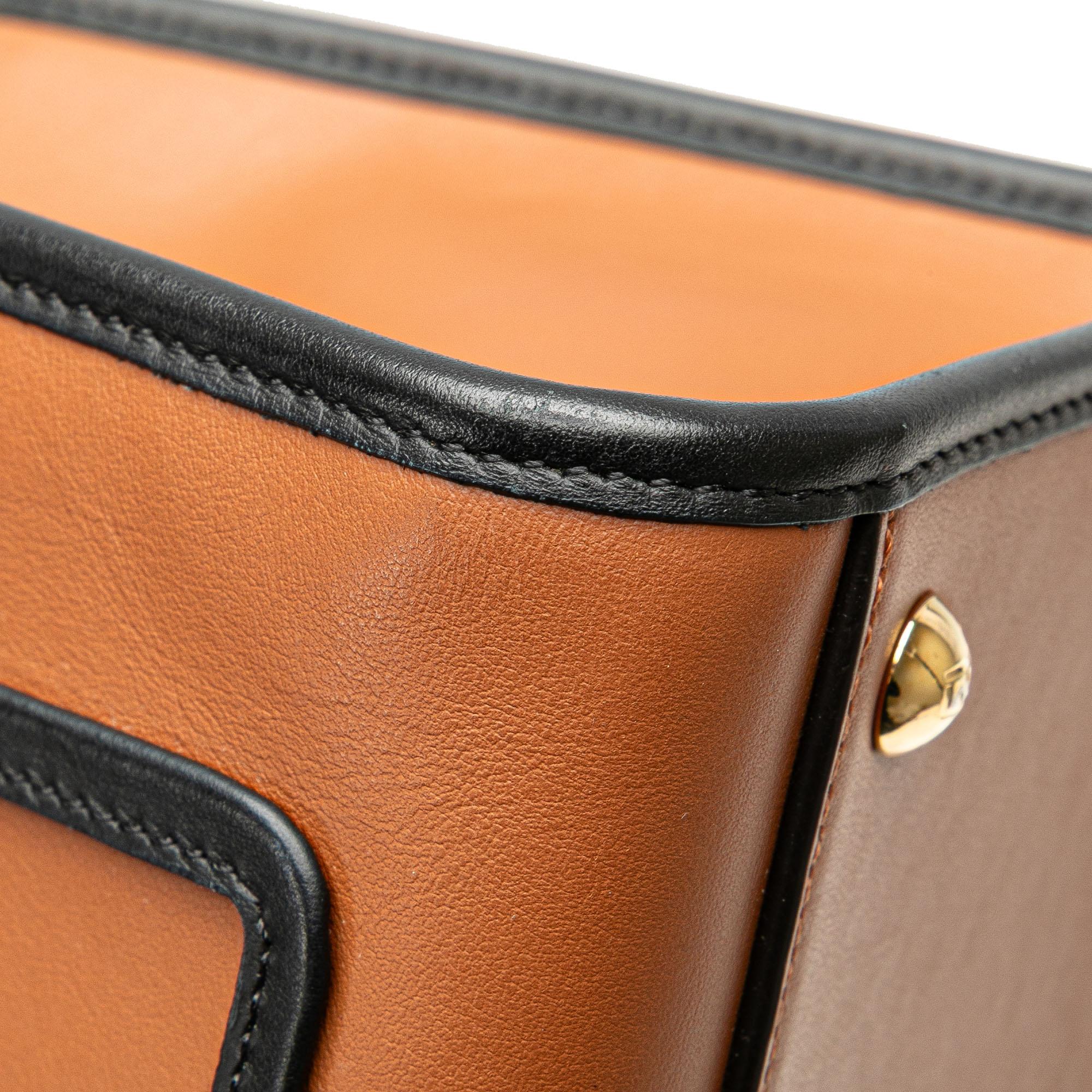 Fendi Small Leather Runaway Satchel