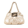 Fendi Small Metallic Mia Chain Satchel