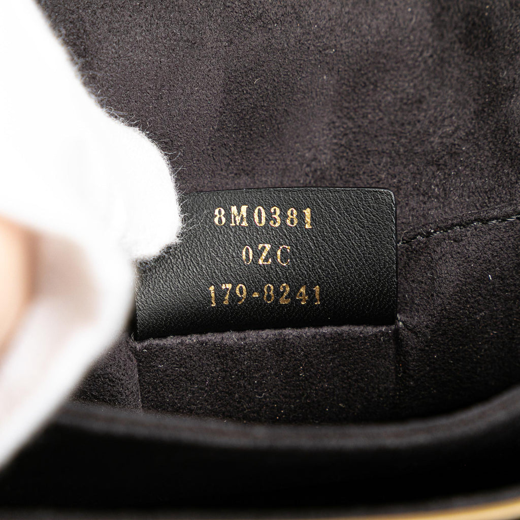 Fendi Small Scalloped Leather Kan I Crossbody