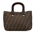 Fendi Small Zucca Canvas Twins Tote