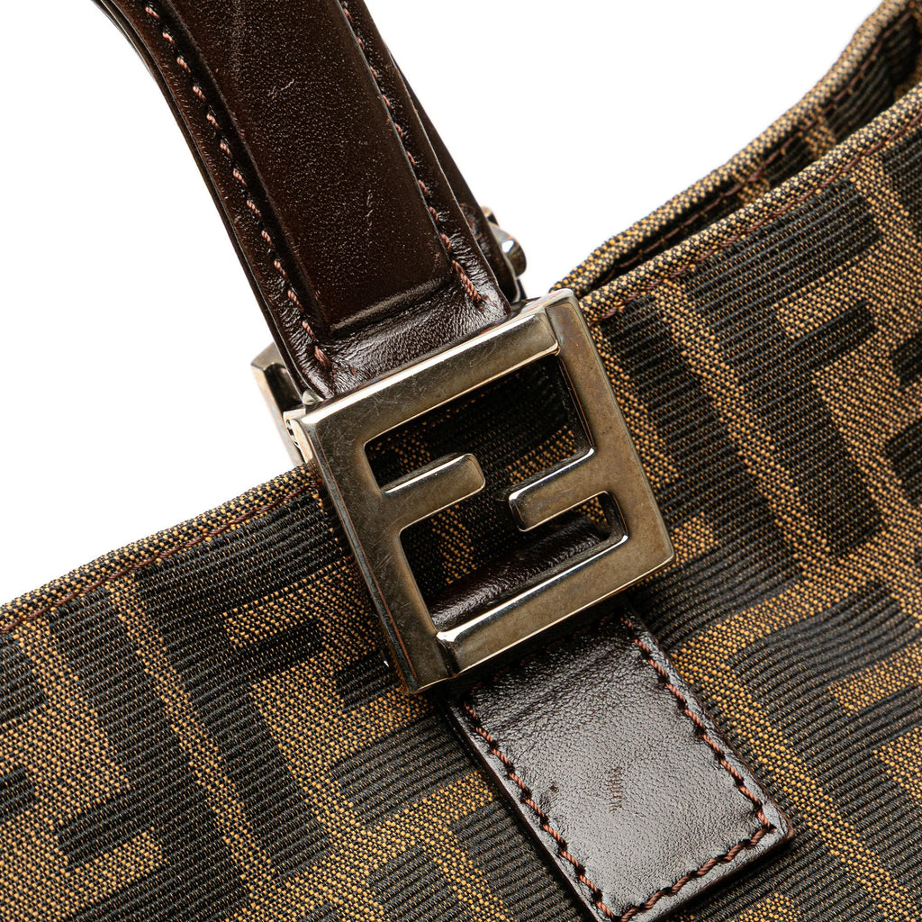 Fendi Small Zucca Canvas Twins Tote