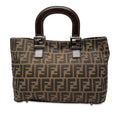 Fendi Small Zucca Canvas Twins Tote
