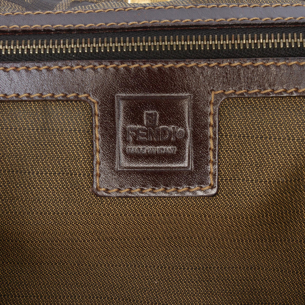 Fendi Small Zucca Canvas Twins Tote