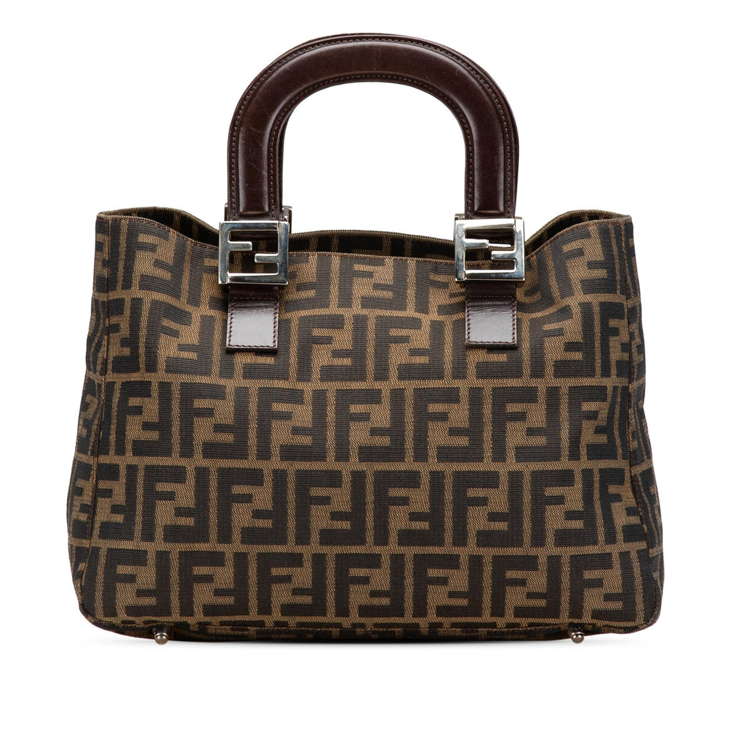 Fendi Small Zucca Canvas Twins Tote