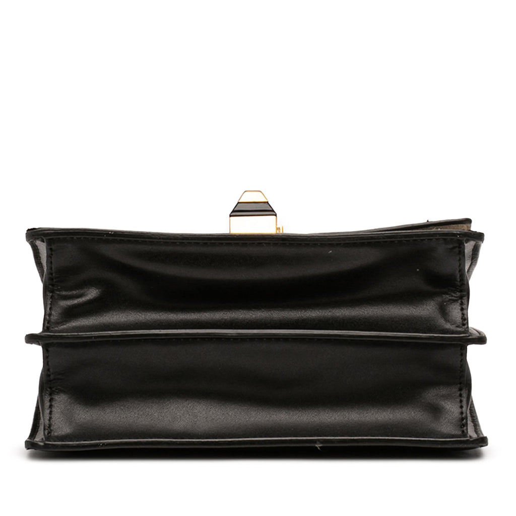 Fendi Small Zucca Embossed Leather Kan I Crossbody