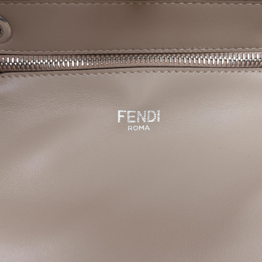 Fendi Small Zucca Leather Peekaboo ISeeU Satchel