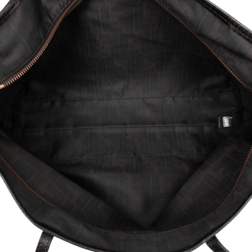 Fendi Small Zucca Nylon Roll Tote