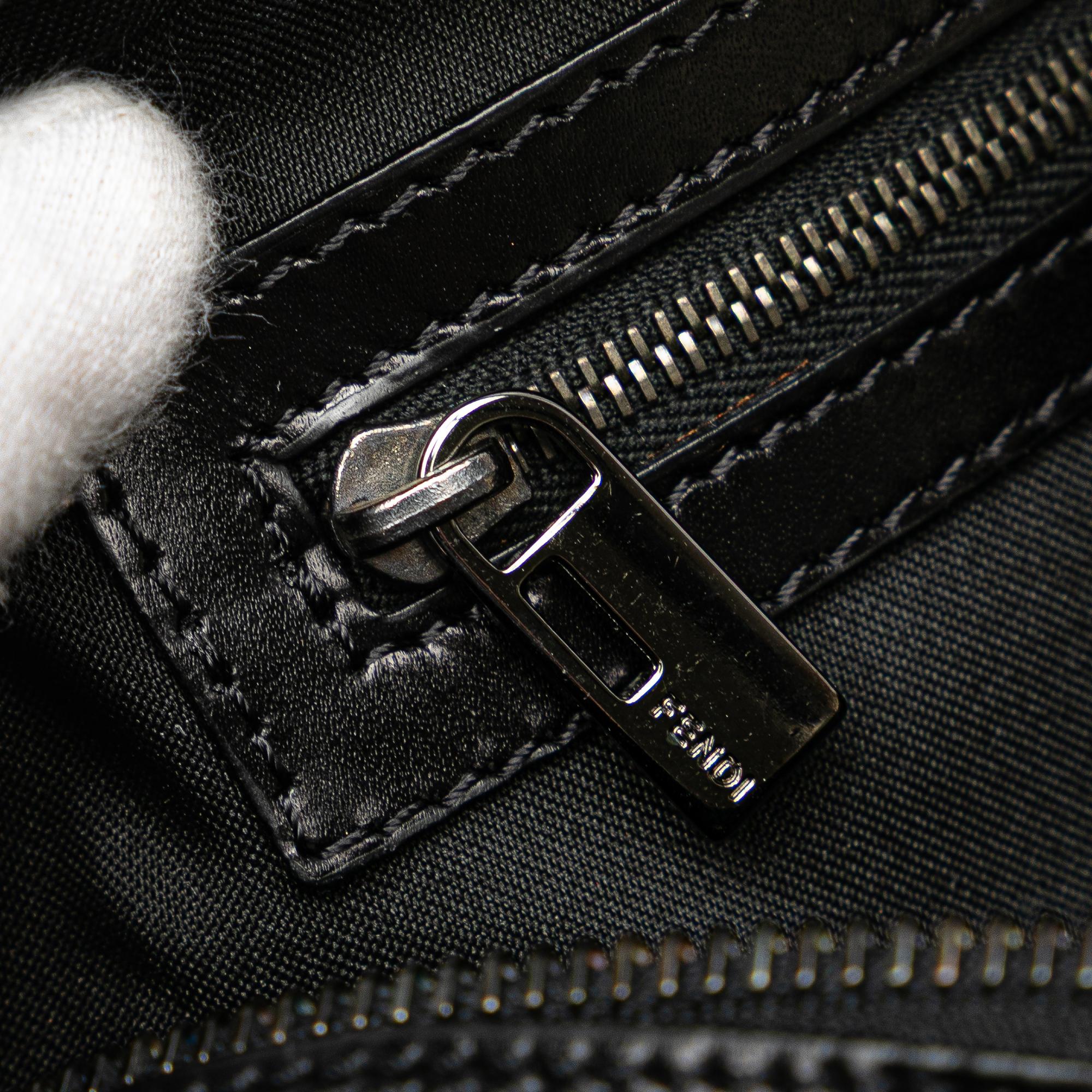 Fendi Small Zucchino Canvas Handbag