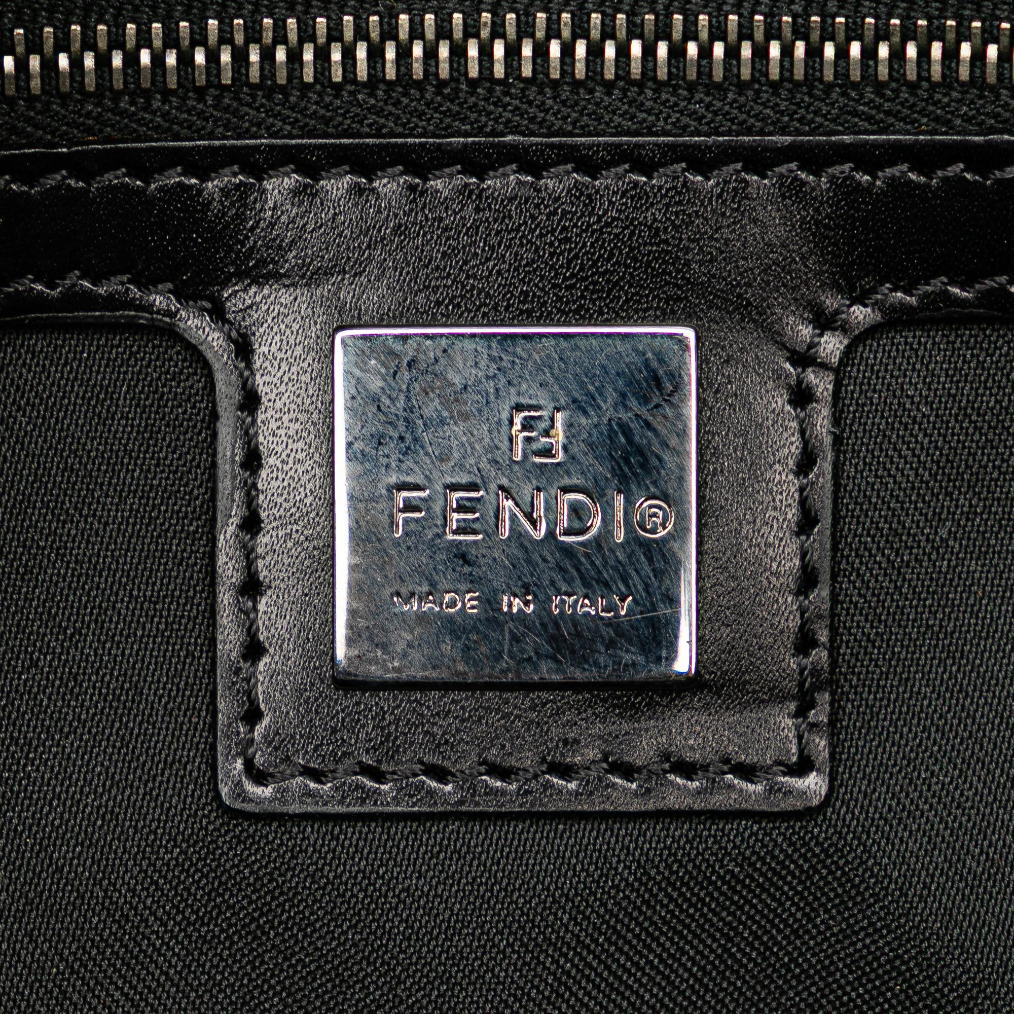 Fendi Small Zucchino Canvas Handbag