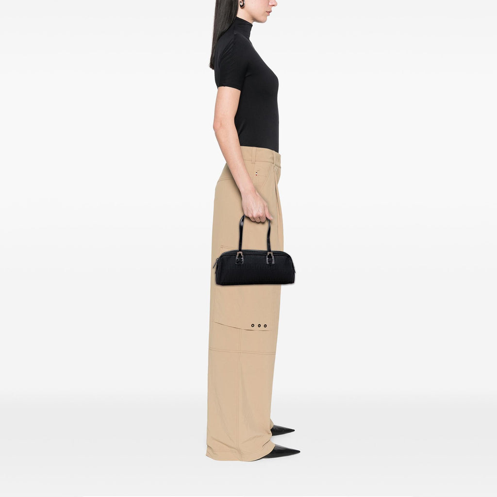 Fendi Small Zucchino Canvas Handbag