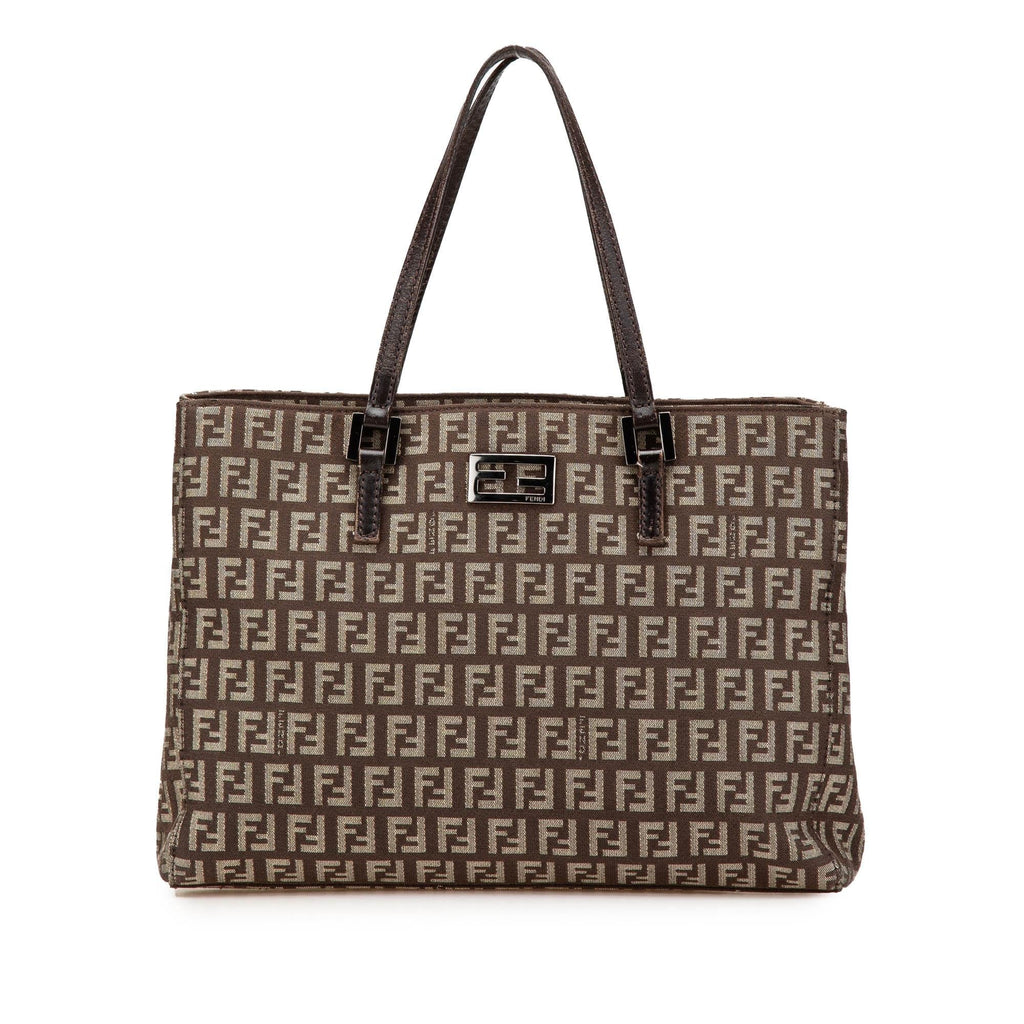 Fendi Small Zucchino Canvas Tote