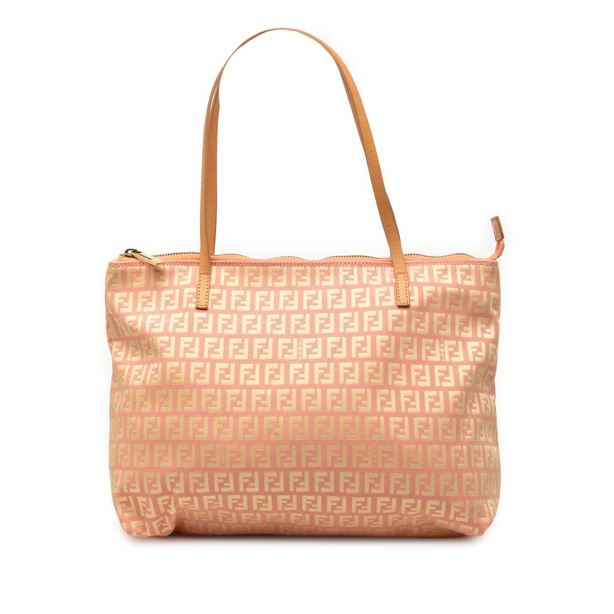 Fendi Small Zucchino Canvas Tote