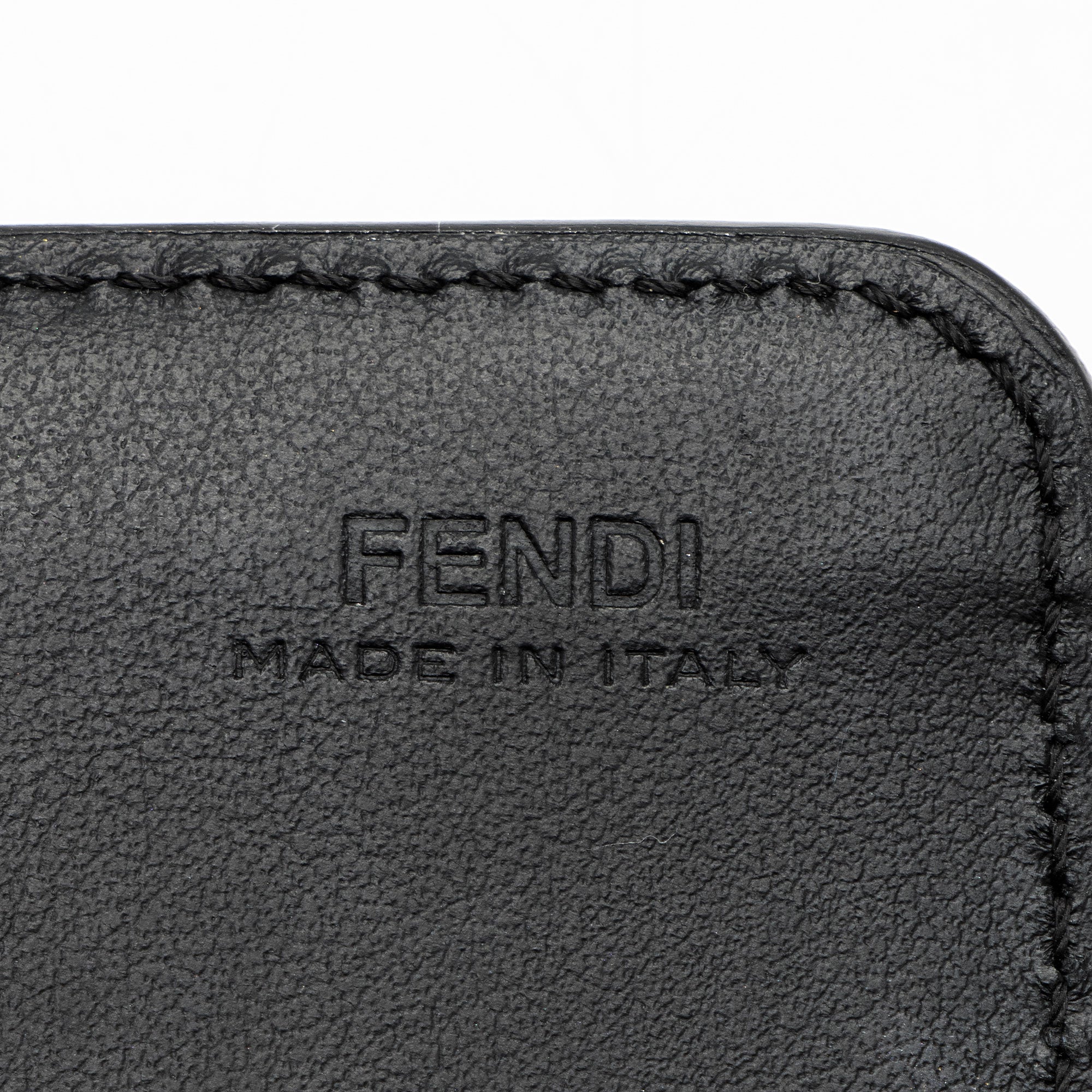 Fendi Leather Rainbow Studs Wallet on Chain