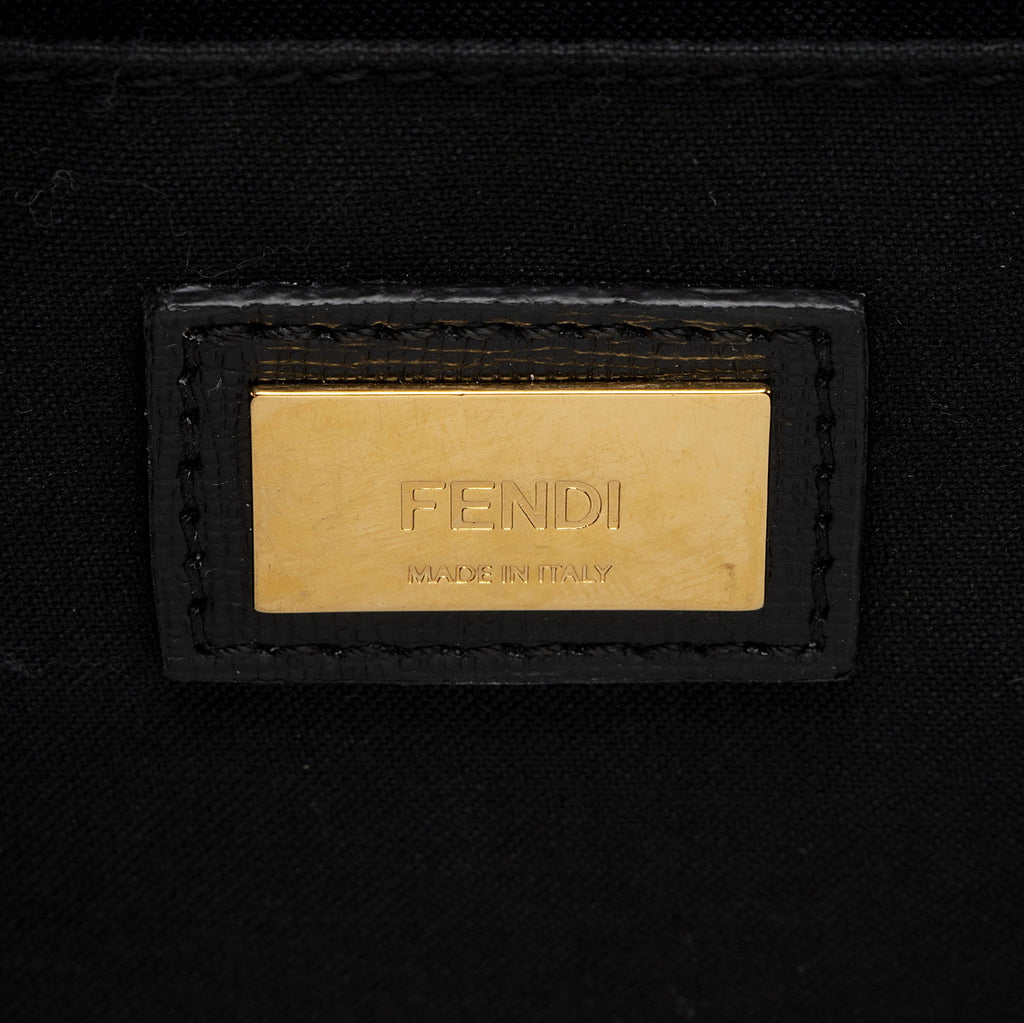Fendi Studded Vitello Elite Demi Jour Monster Satchel (SHF-eH7Qgz)