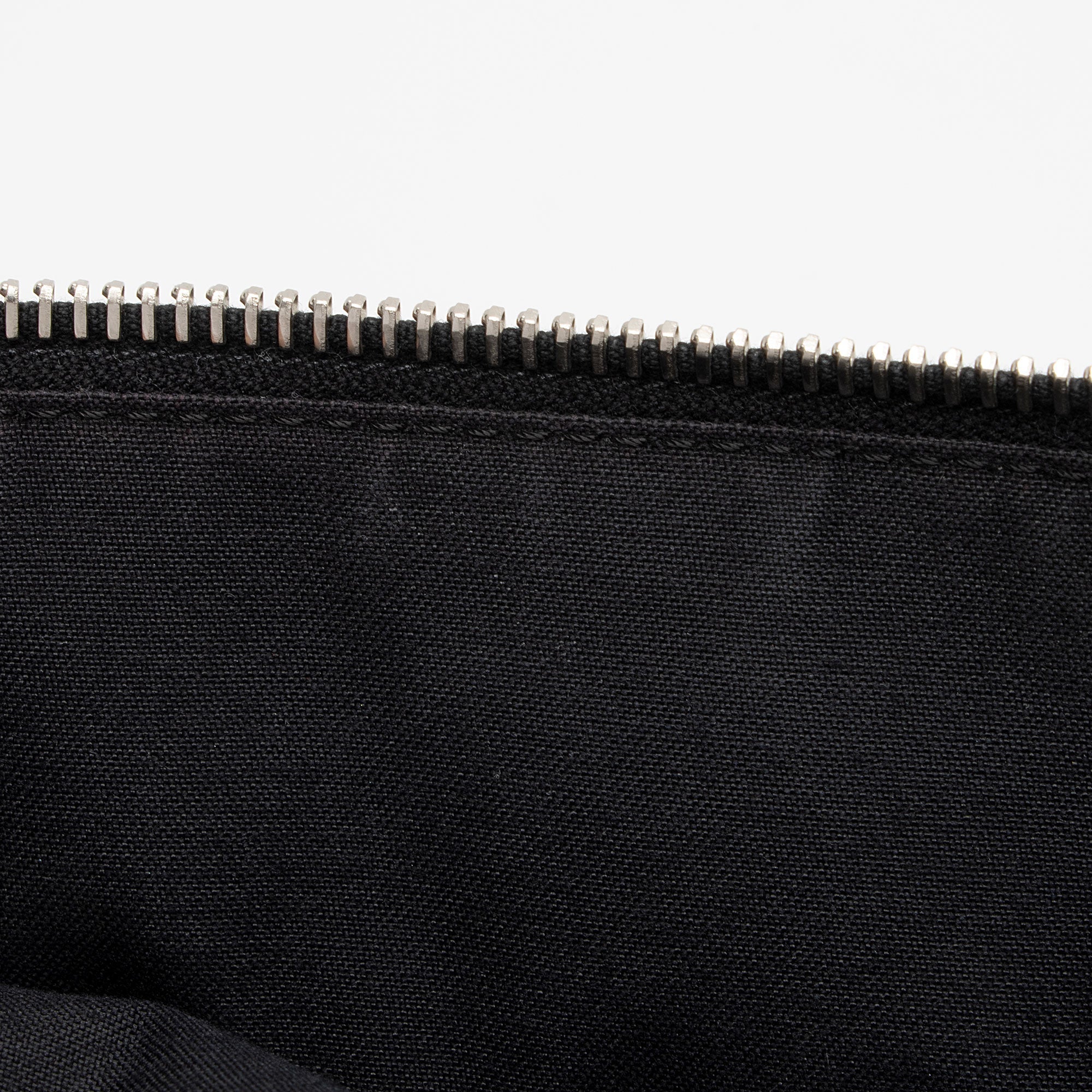 Fendi Studded Leather Mink Karlito Zip Pouch