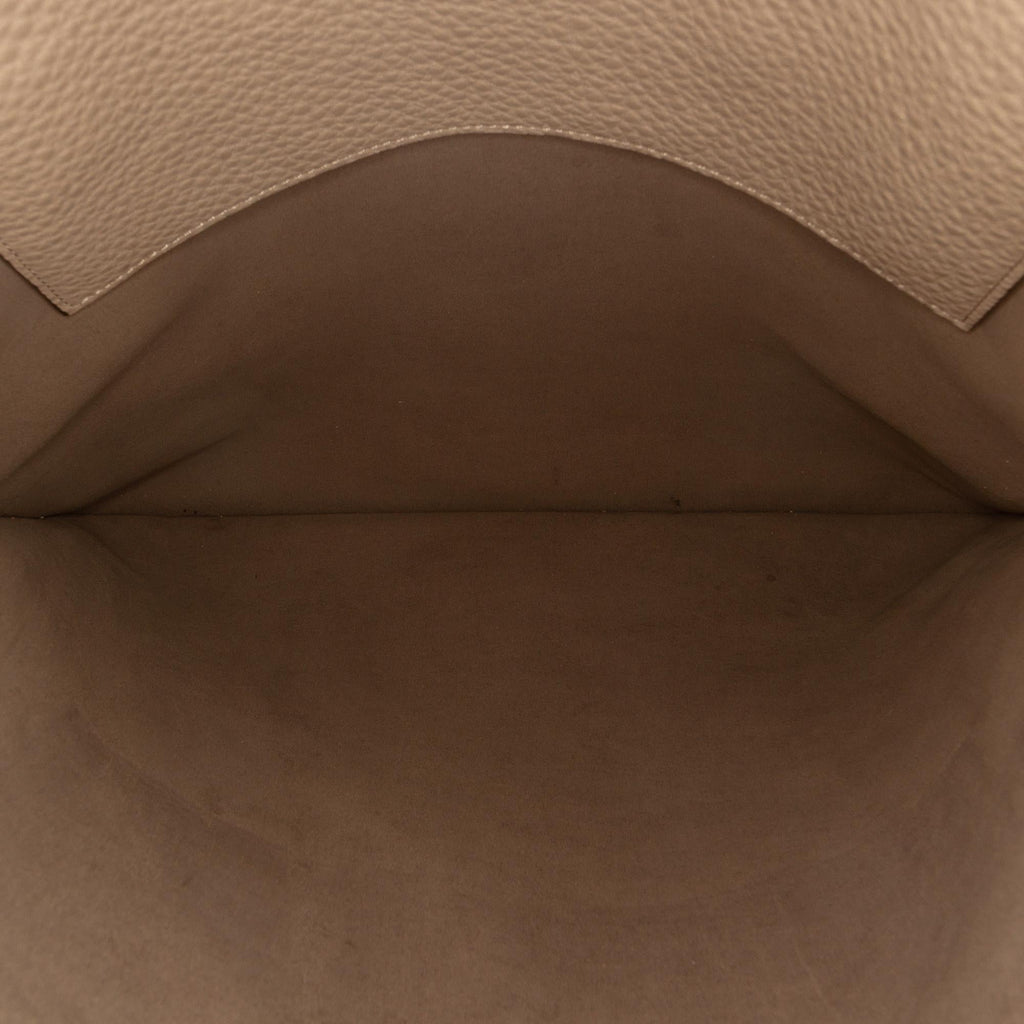 Fendi Sue Tilley Leather Banana Shopper Tote