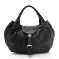 Fendi Tortuga Leather Spy Satchel