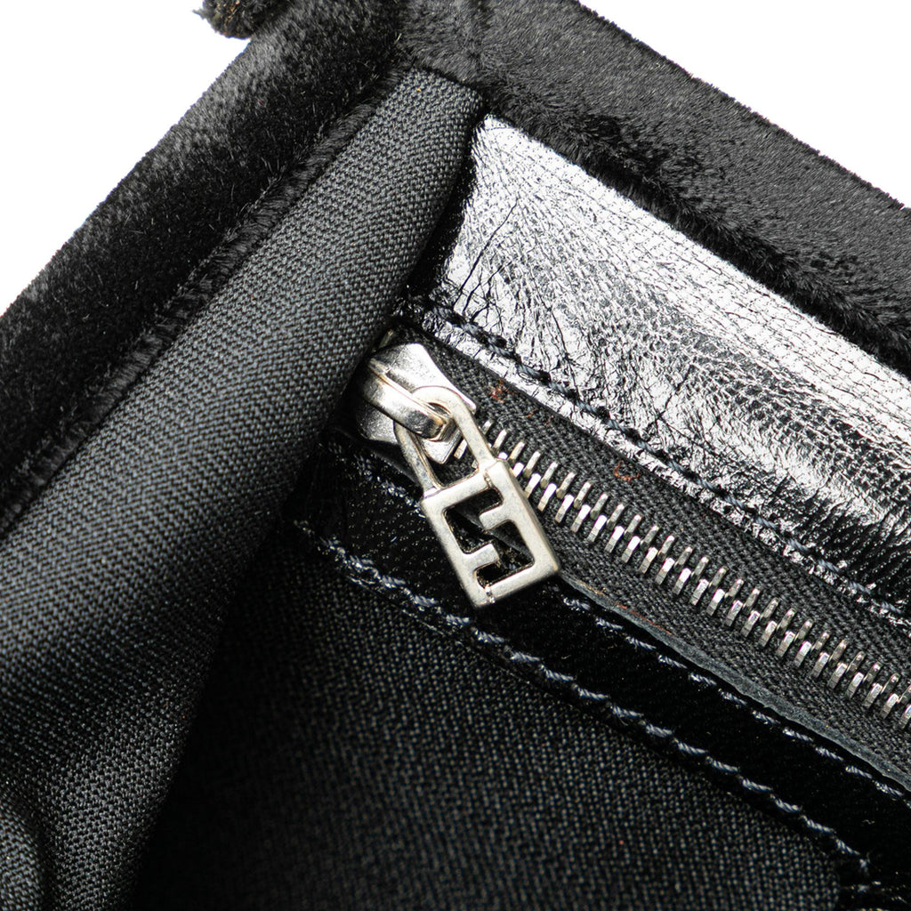 Fendi Velvet Shoulder Bag