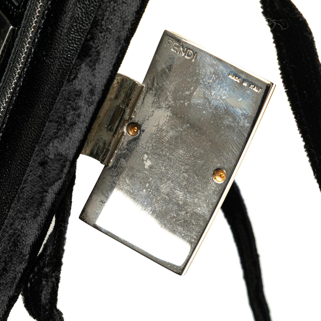 Fendi Velvet Shoulder Bag