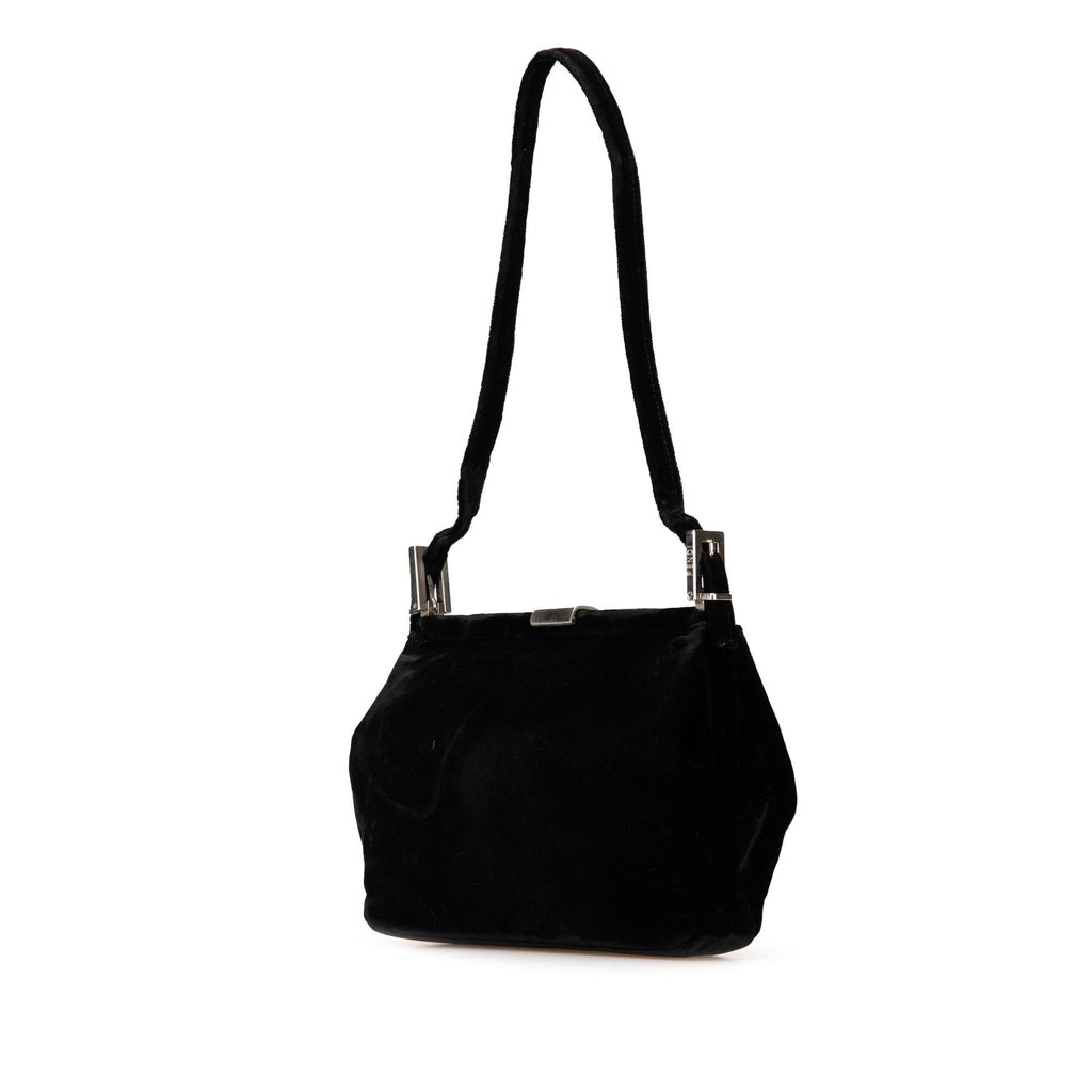 Fendi Velvet Shoulder Bag